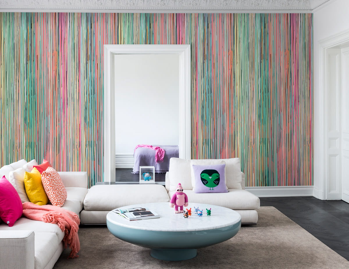 Wandbild Colour Stream - Multi