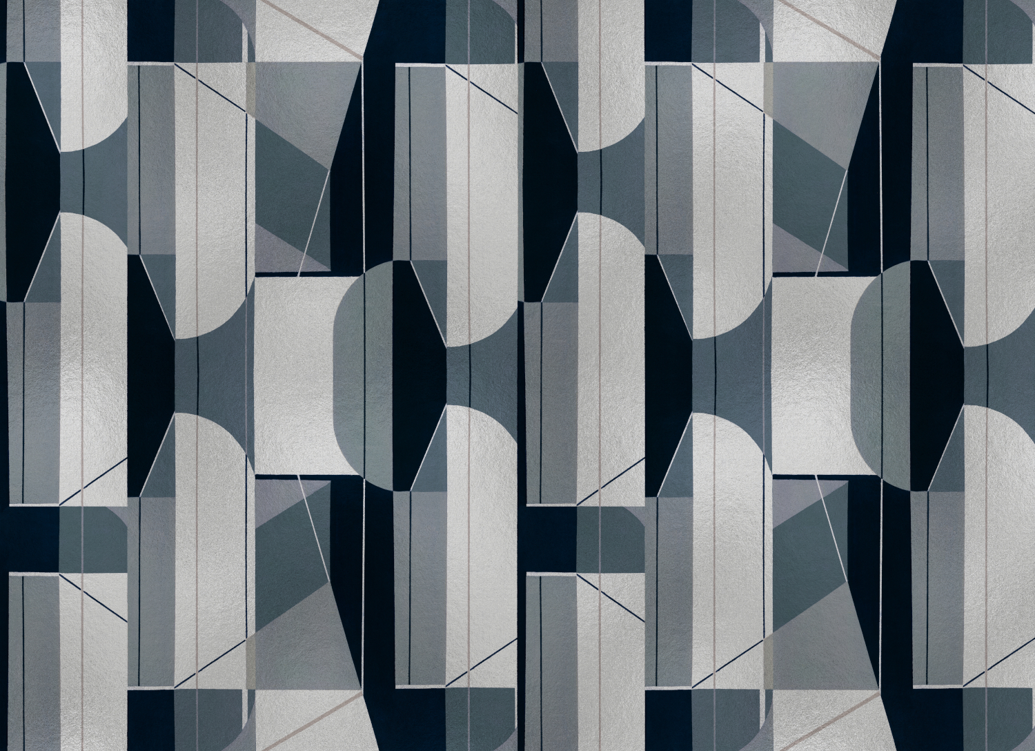 Wandbild Pythagoras - Extra Silver