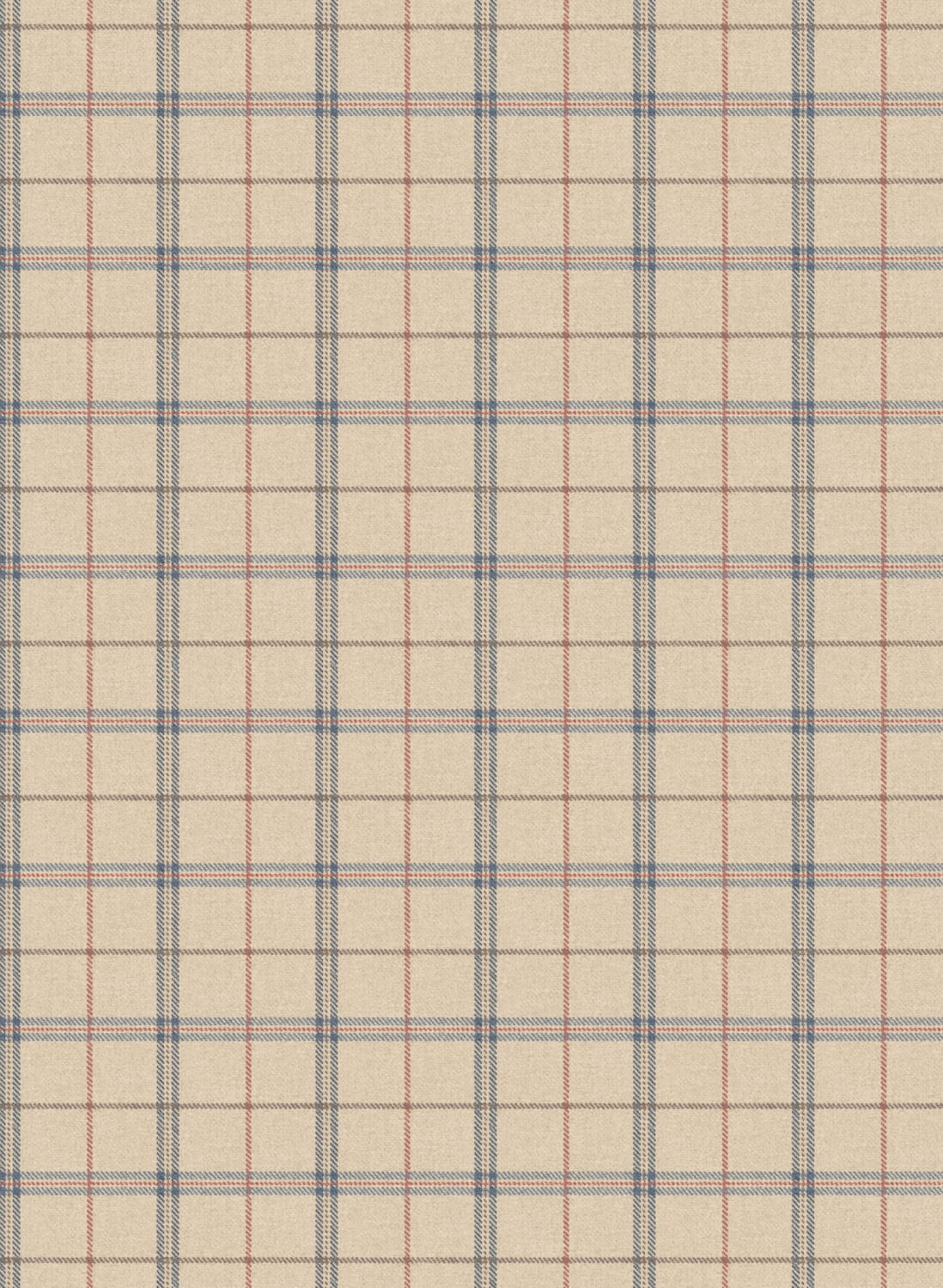 Tapete Islay - Blue/ Red