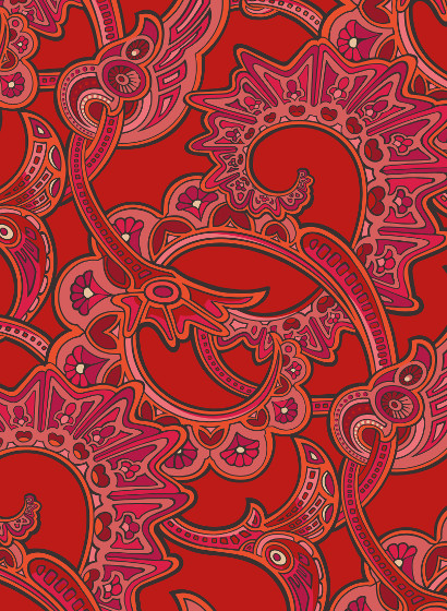 Tapete Charlotte - Rouge
