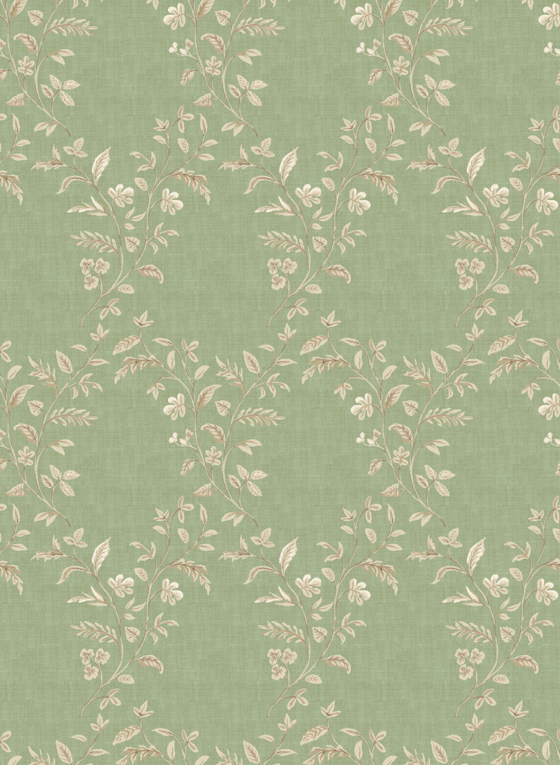 Tapete Hollingbourne Trellis - Olive