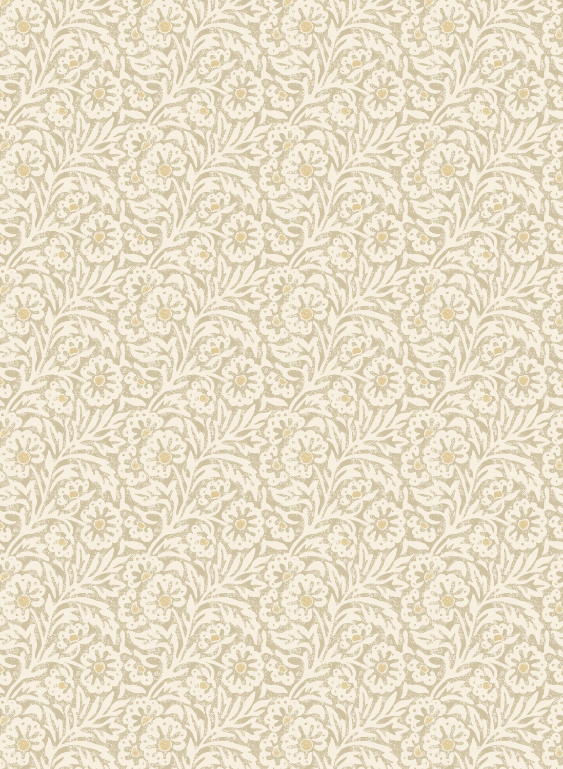 Tapete Flower Patch - Parchment