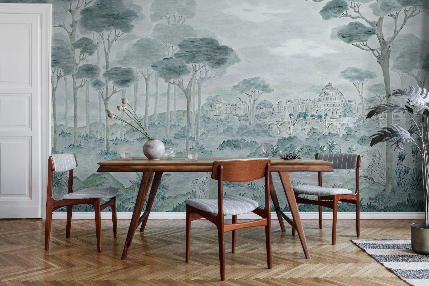 Wandbild Vista Hermosa - Sage
