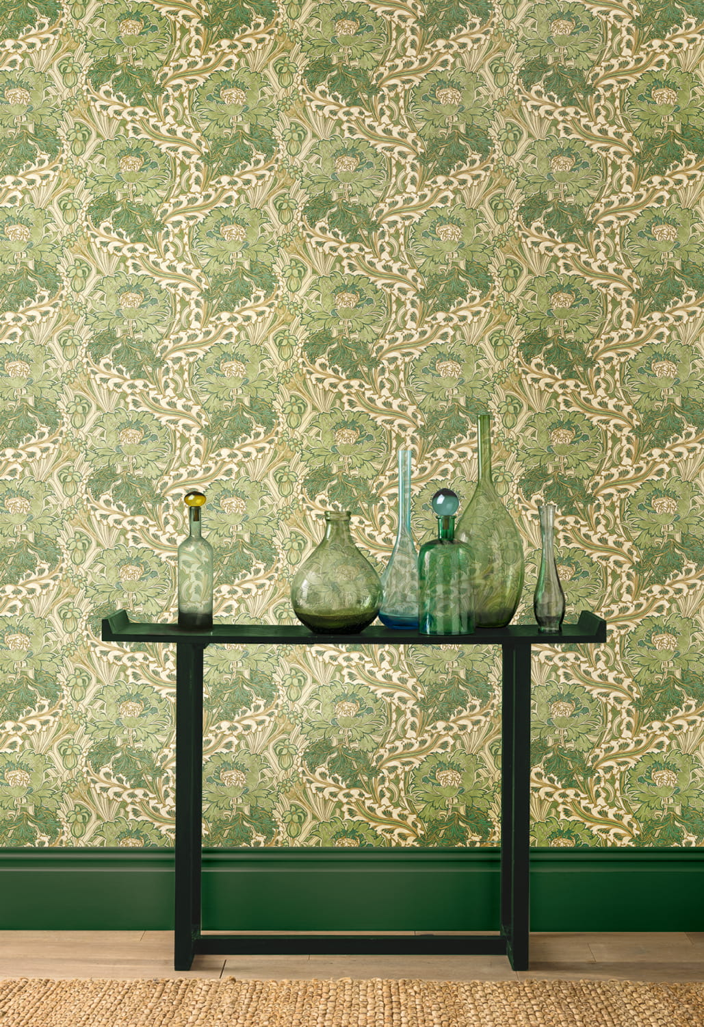 Tapete Brantwood - green