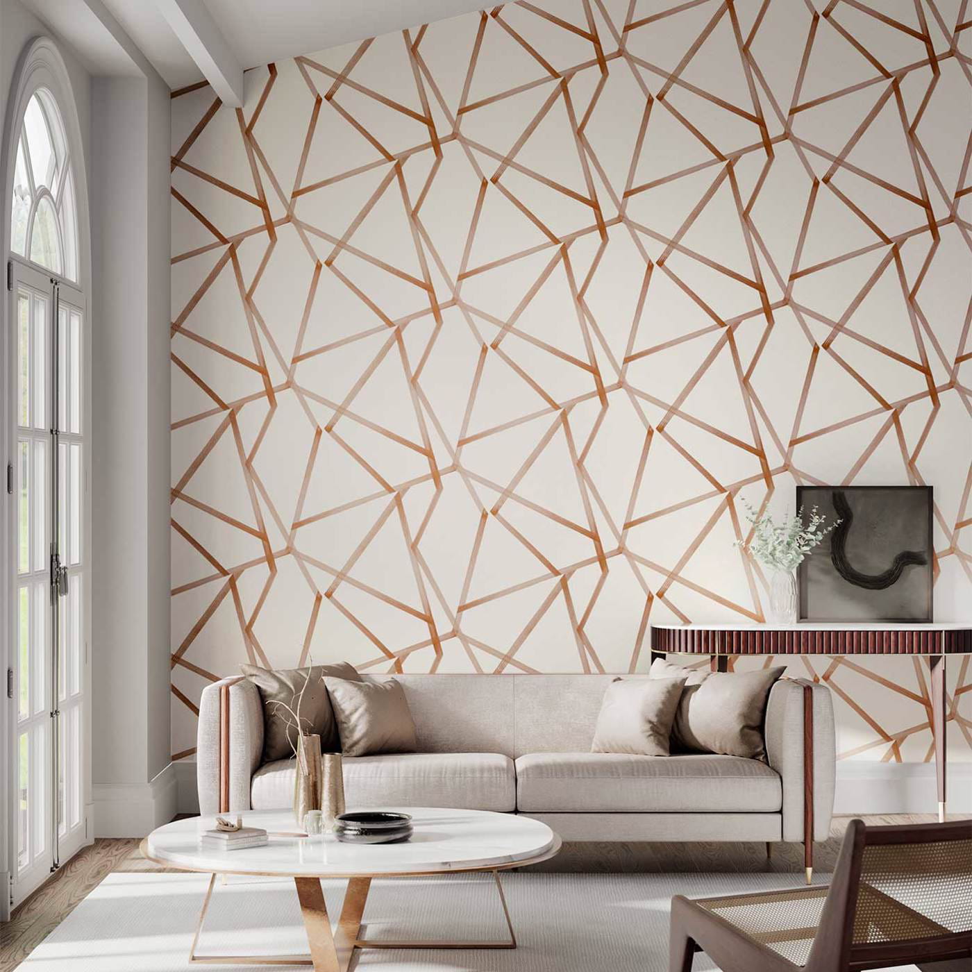 Tapete Sumi - Linen/ Copper