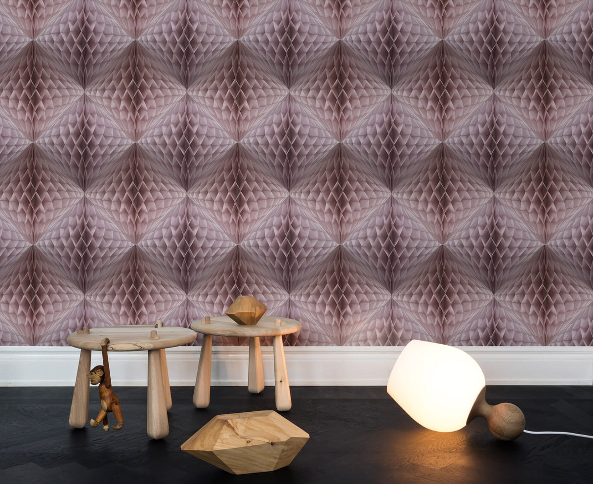 Wandbild Pom Pom - Pink