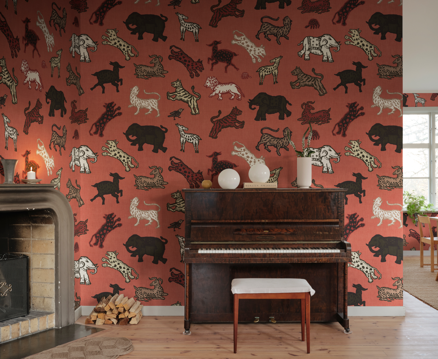 Wandbild Leonard - Red