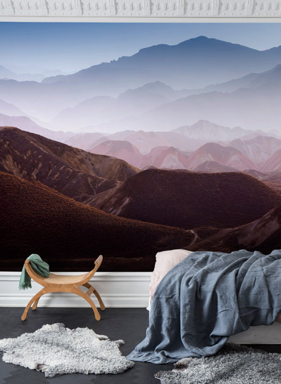 Wandbild Gradient Mountains