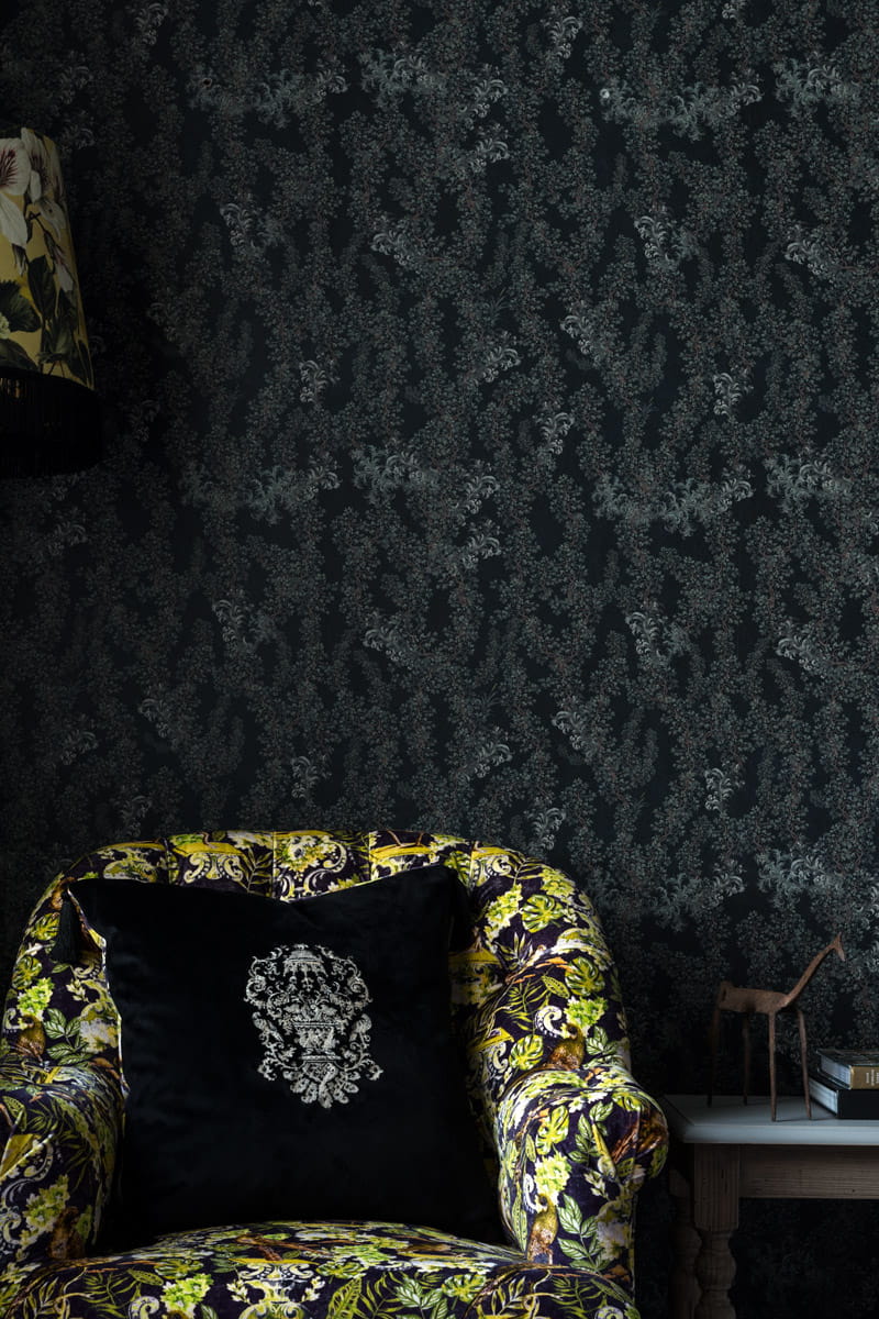 Tapete Dark Leaves - WP20458