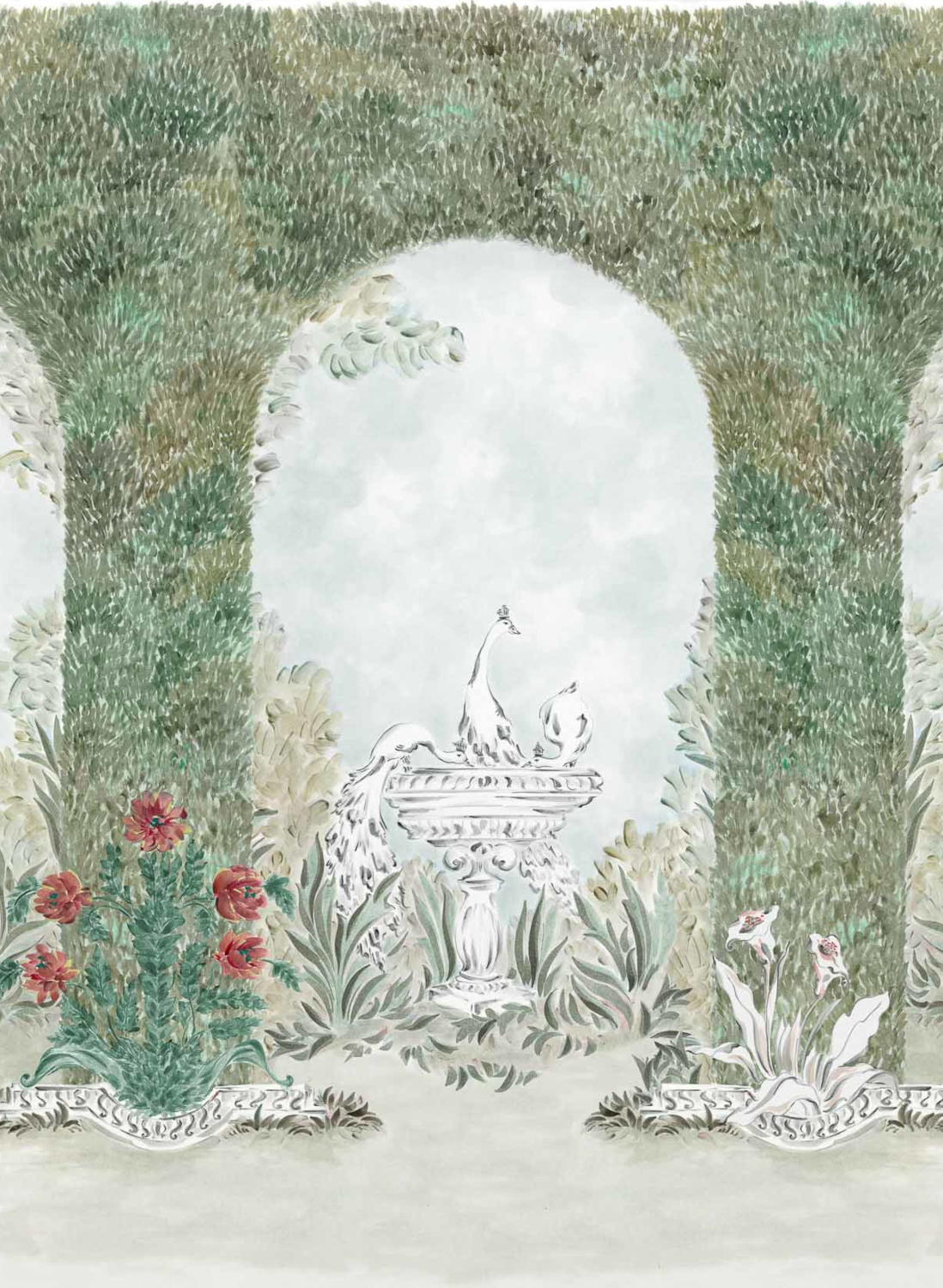 Wandbild Alcazar - Celadon