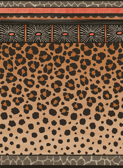 Tapete Zulu Border - Orange