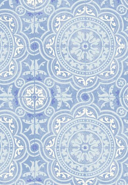 Tapete Piccadilly - Soft Blue
