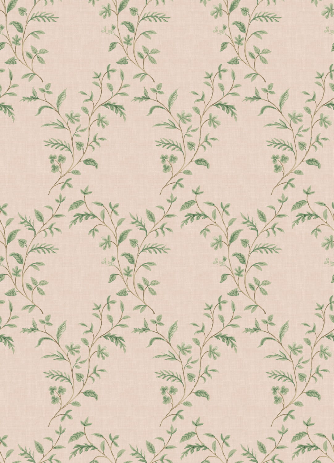 Tapete Hollingbourne Trellis - Pink
