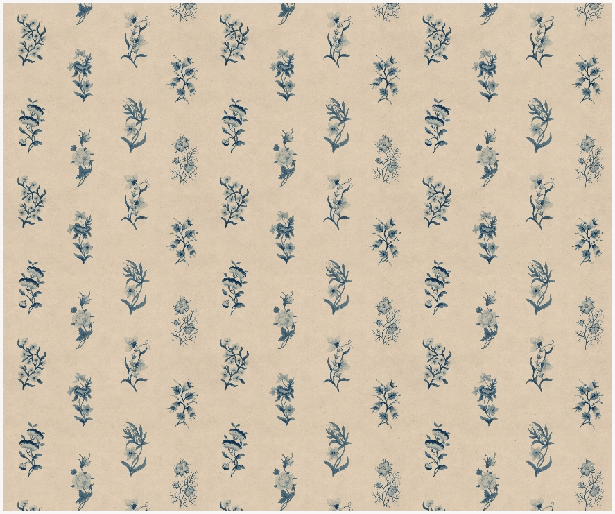 Wandbild Victoria - Blue