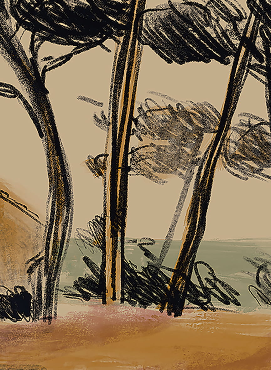 Wandbild Hors Saison - Panel 3