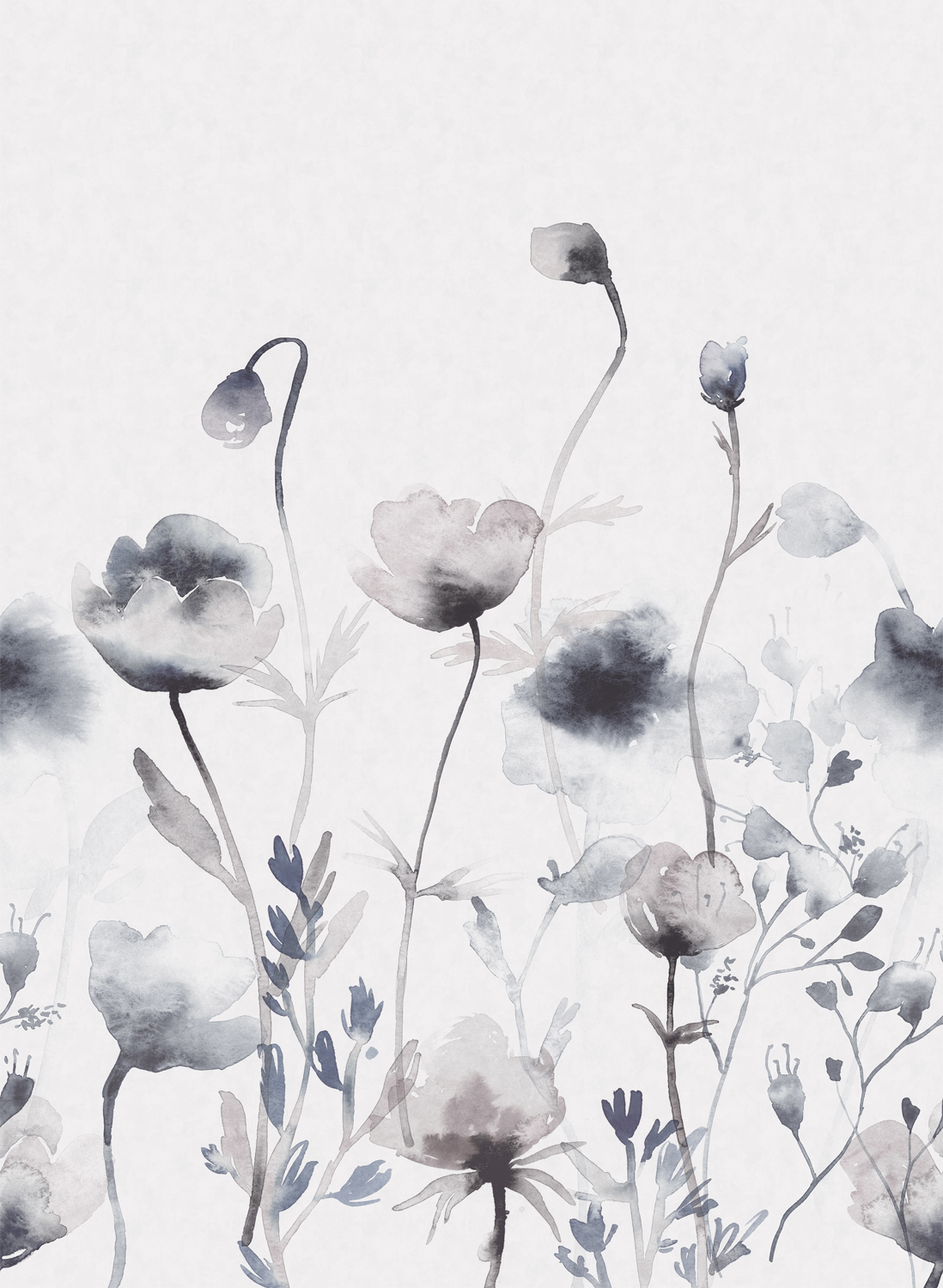 Wandbild Morängen - Indigo Blue