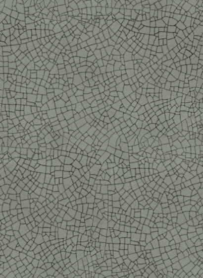 Wandbild Raku Crackle - Jade