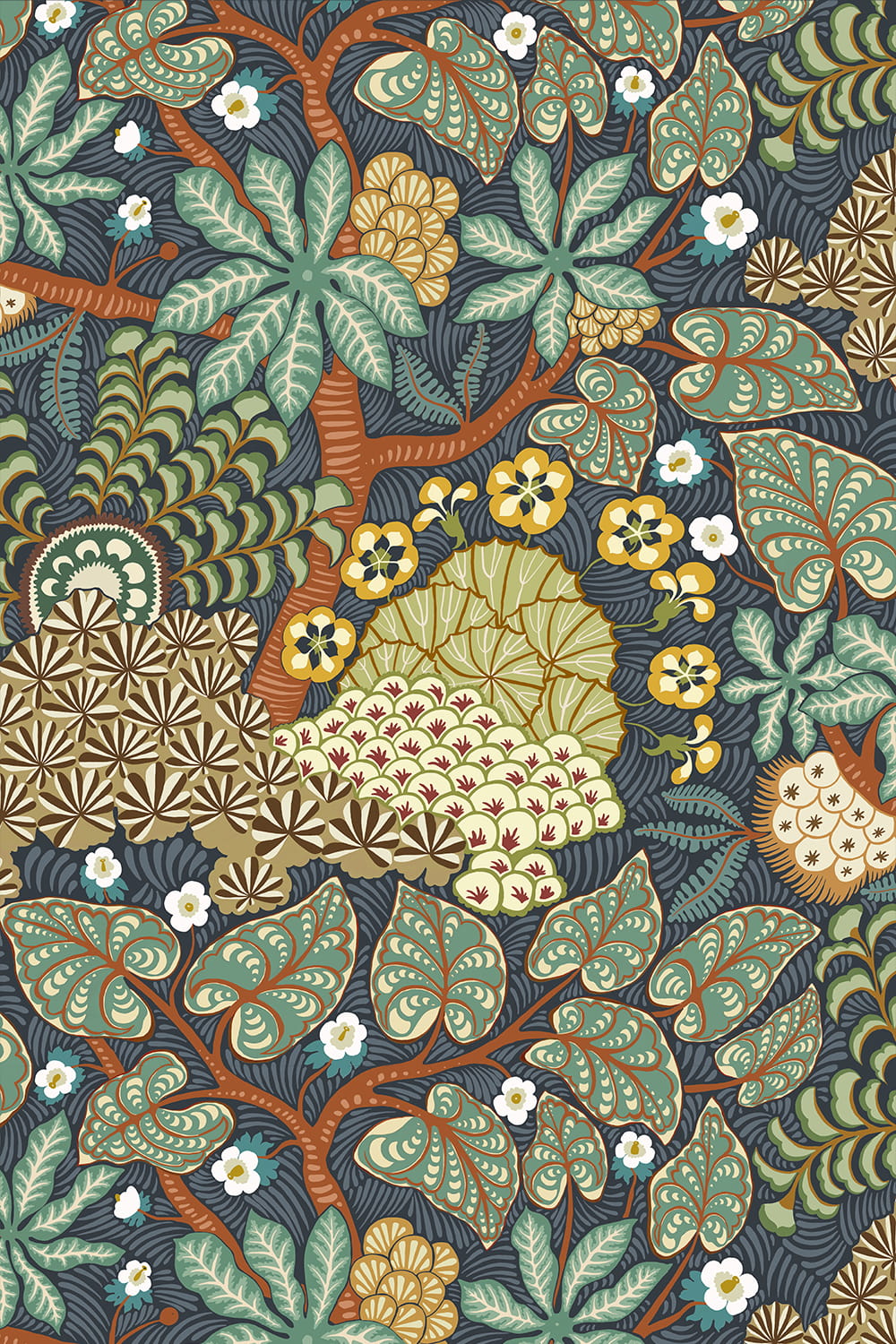Tapete Masako - Navy