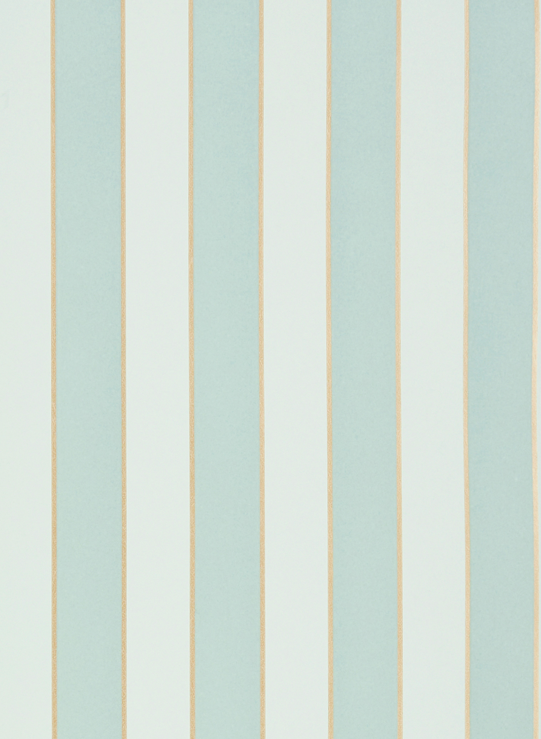 Tapete Regency Stripe - Aqua/ Gold