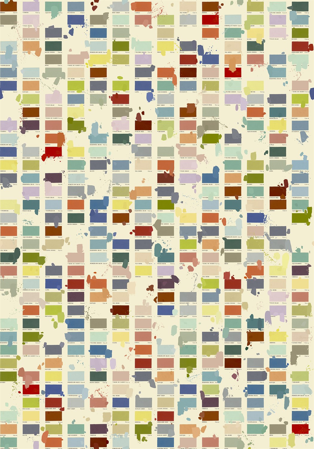 Wallpaper Coles' Colour Card - Coles' Palette