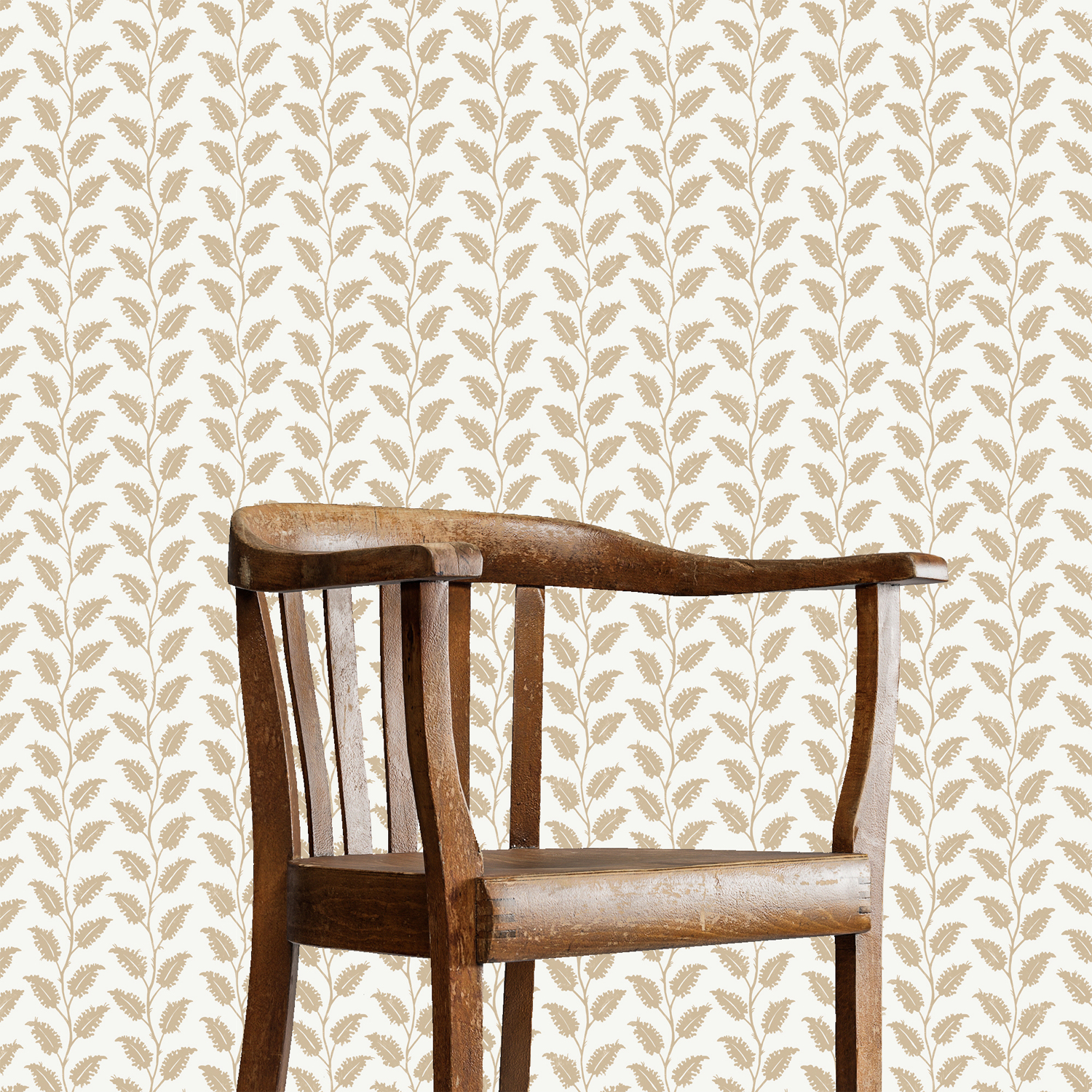 Tapete Leaf Wiggle - Stepping Stone/ Skirting White