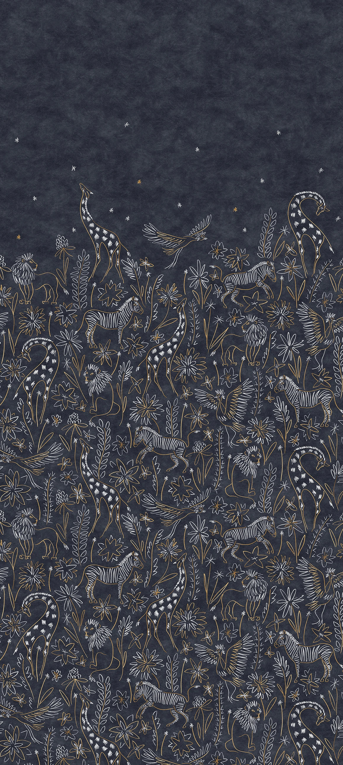 Wandbild Serengeti - Nocturne