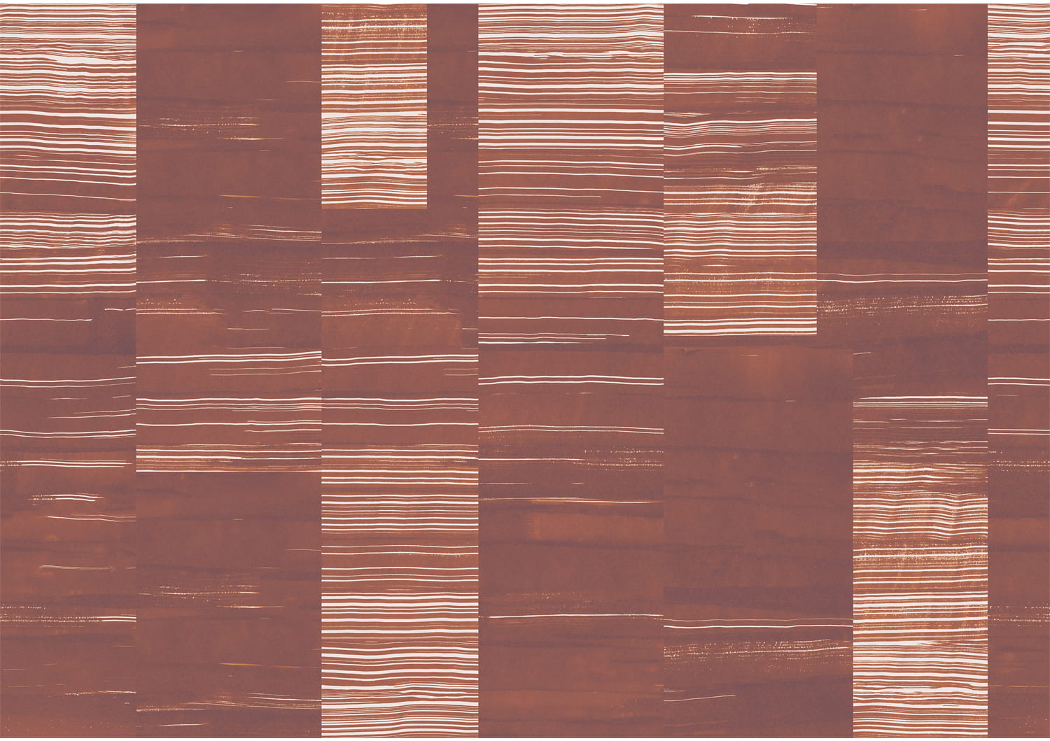 Wandbild Earth Layers - Terracotta