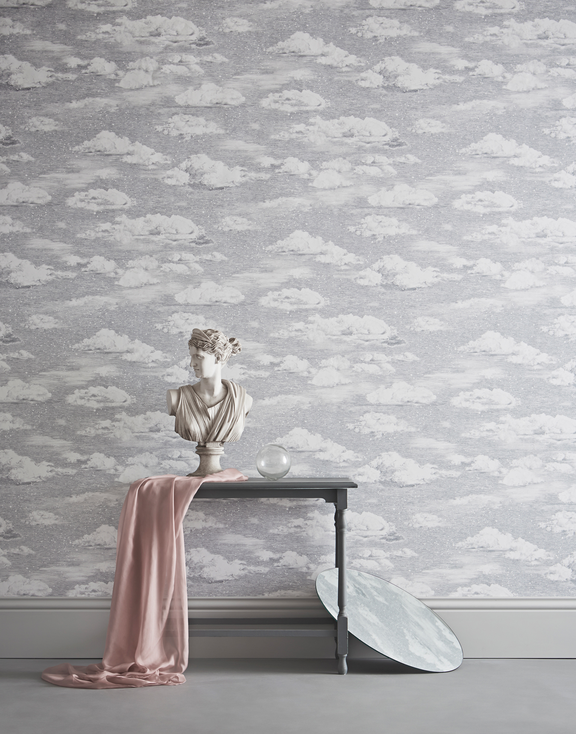 Tapete Clouds - Grey