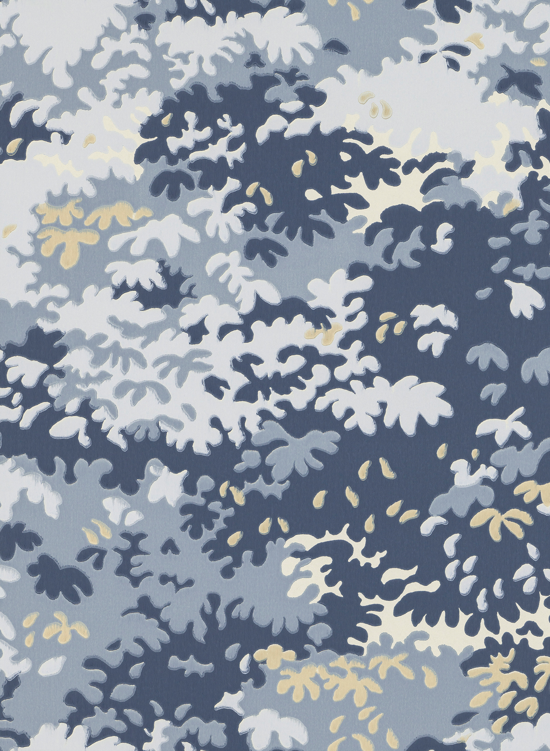 Tapete Into the Woods - Misty Blue
