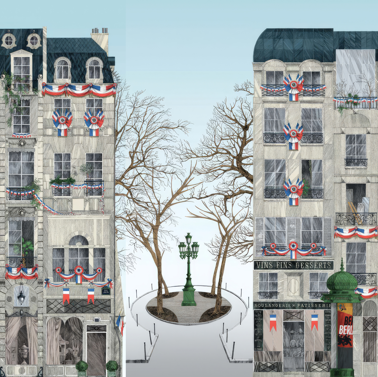 Tapete Rue Jacob - Rue Jacob en Fête