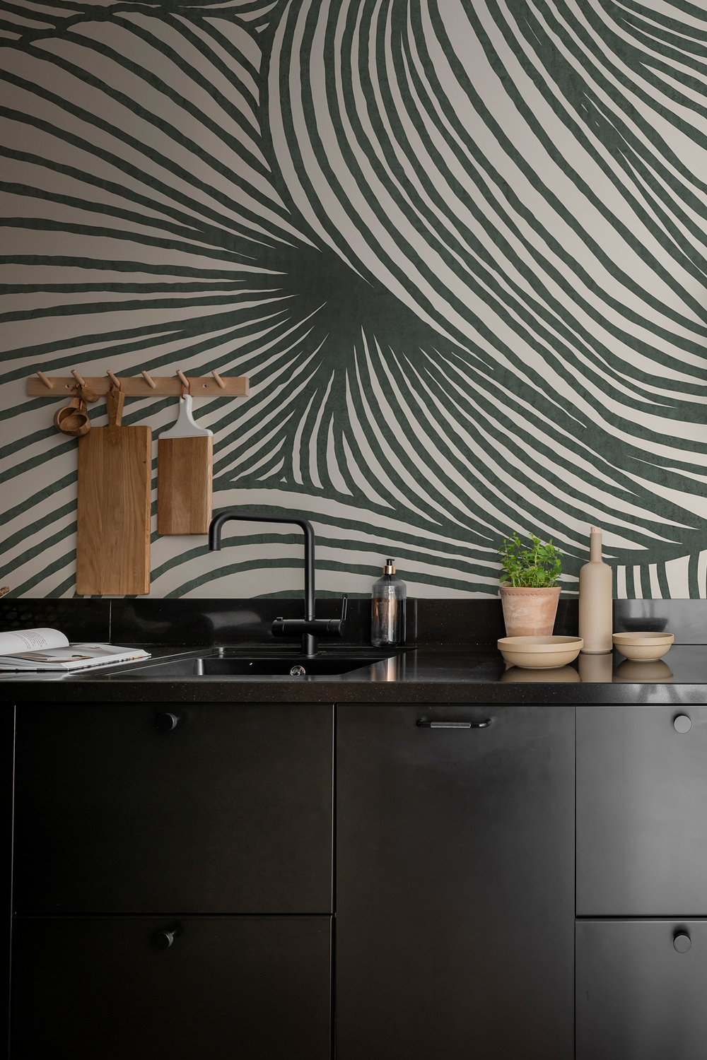 Wandbild Opulence Lines - Moss