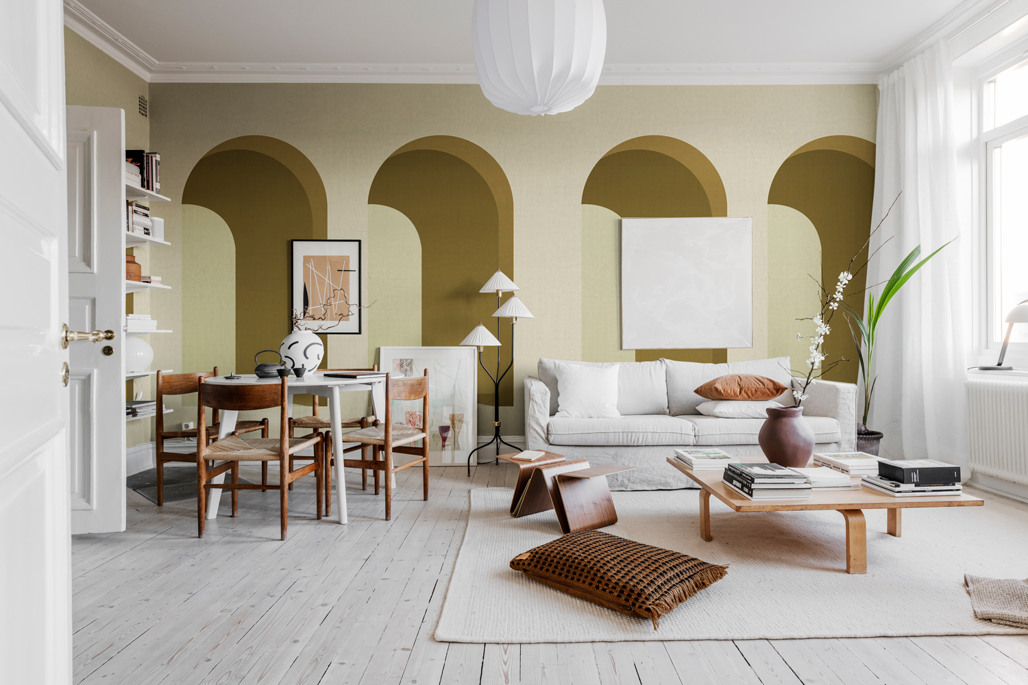 Wandbild Arch - Saffron
