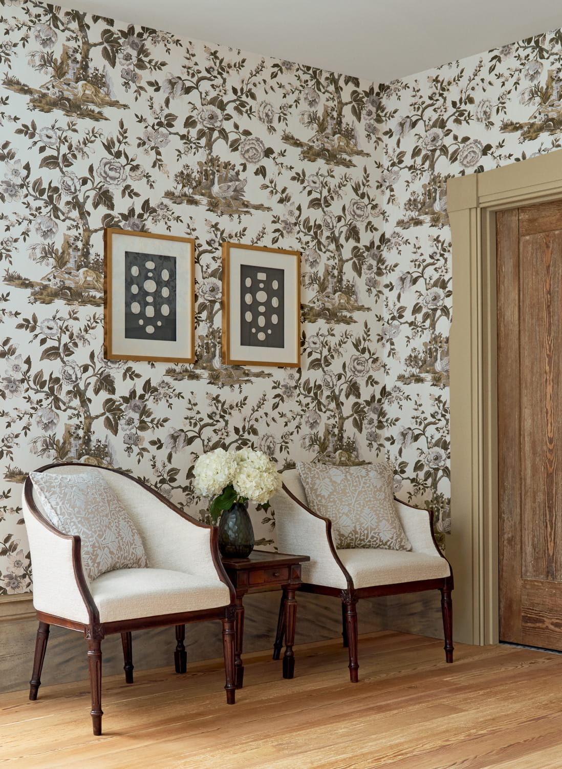 Tapete Forest Lodge - Brown and White