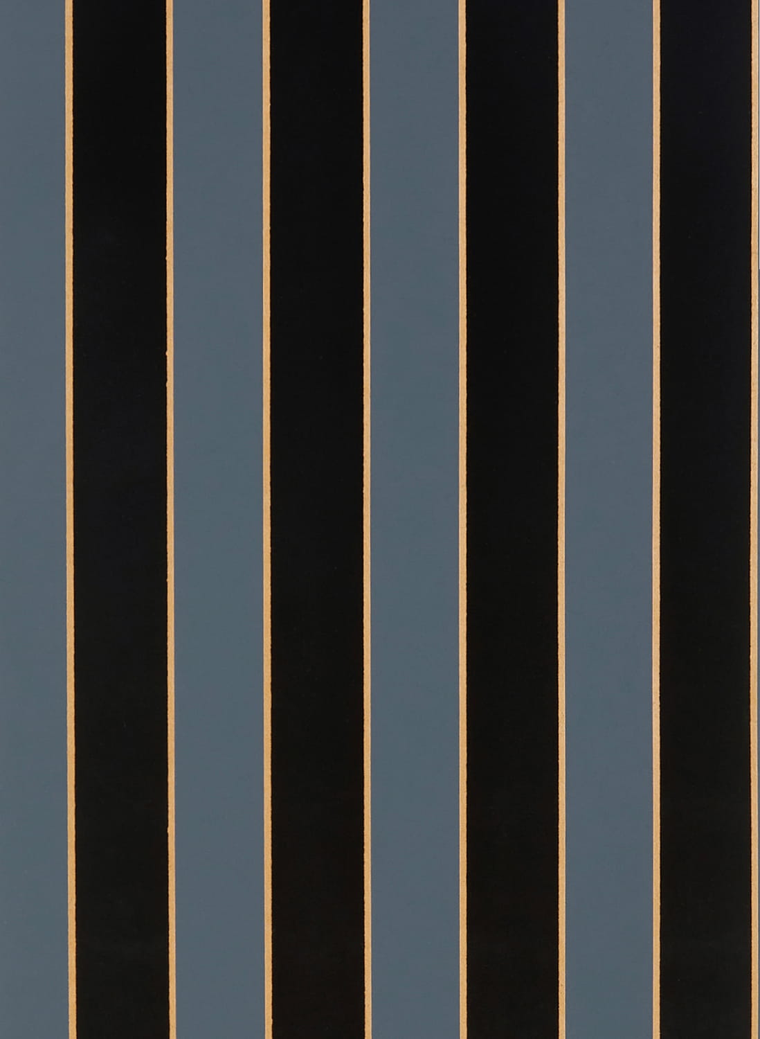 Tapete Regency Stripe - Midnight/ Bronze