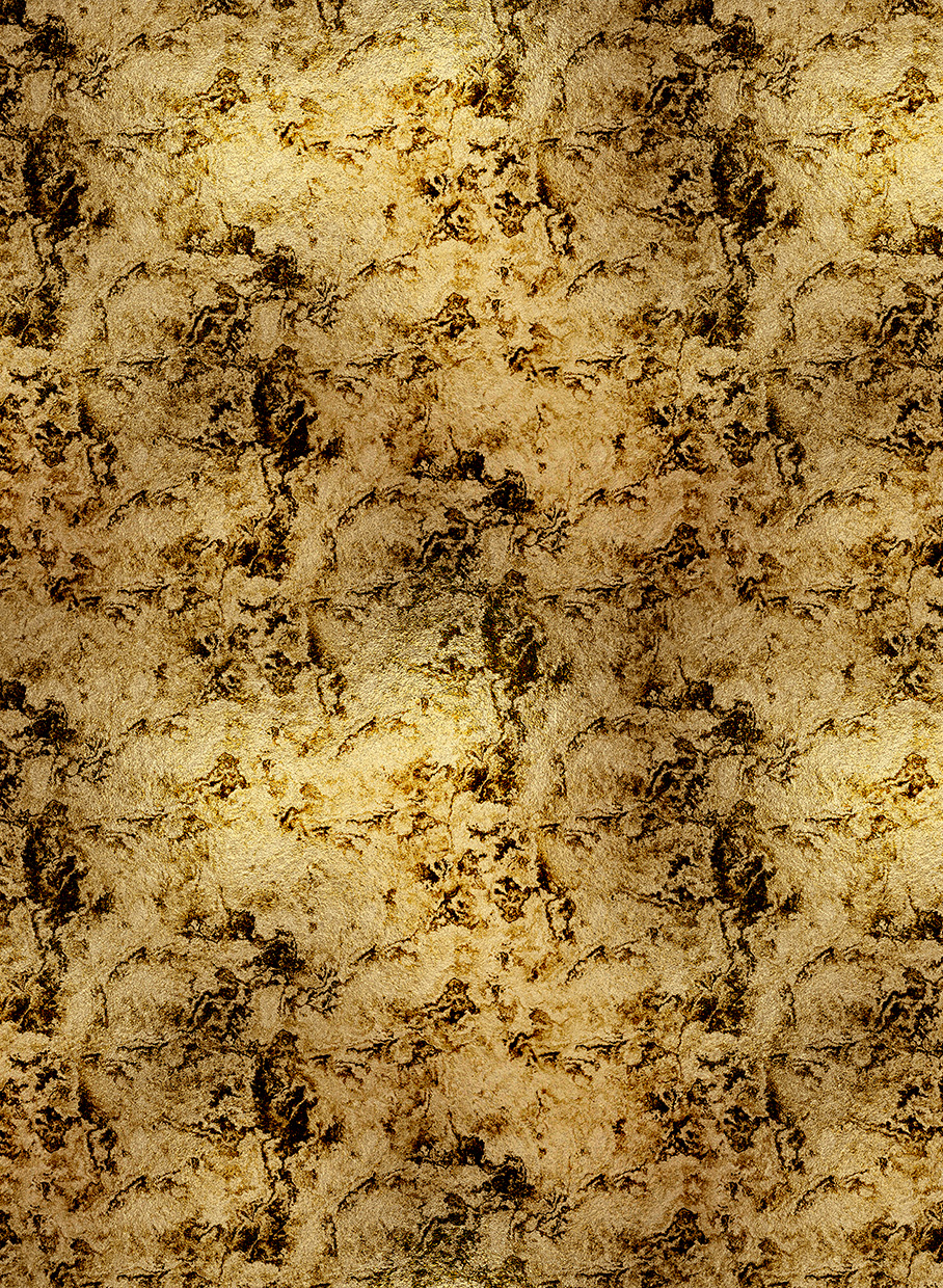 Wandbild Star Colission Metallics - Gold