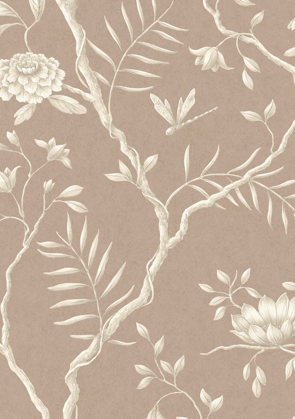 Wallpaper Jasper Peony - Cocoa Rose
