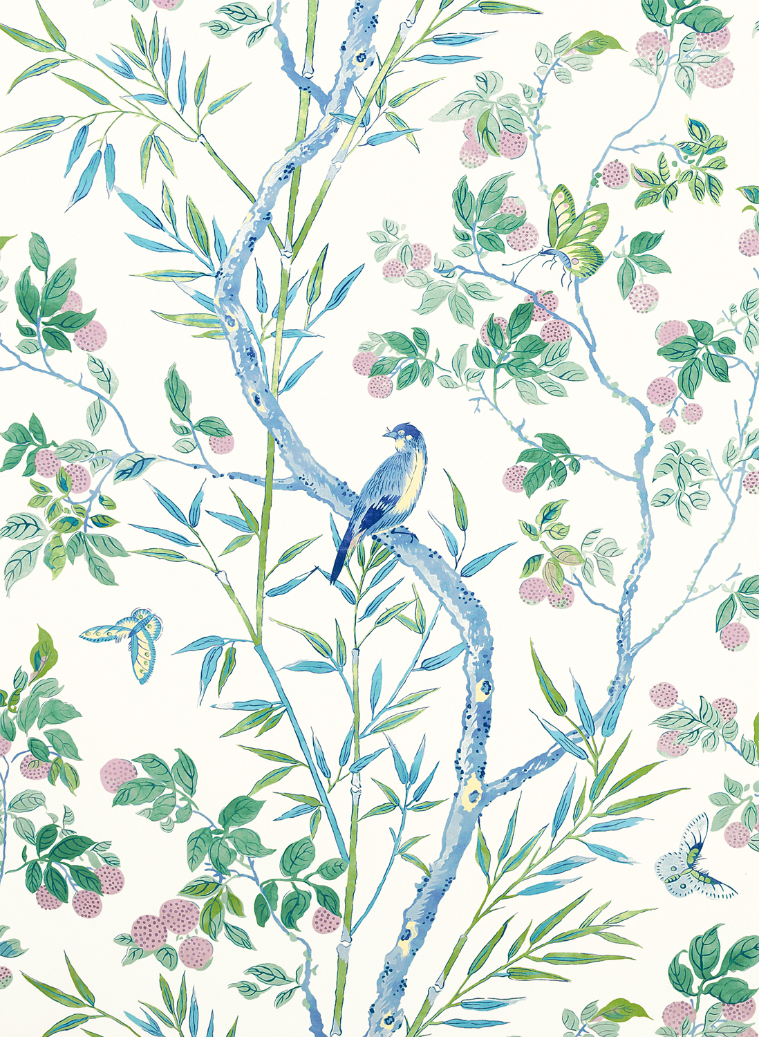 Tapete Claire - Blue and Green