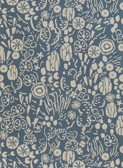 Tapete Atacama - Stiffkey Blue/ Silver