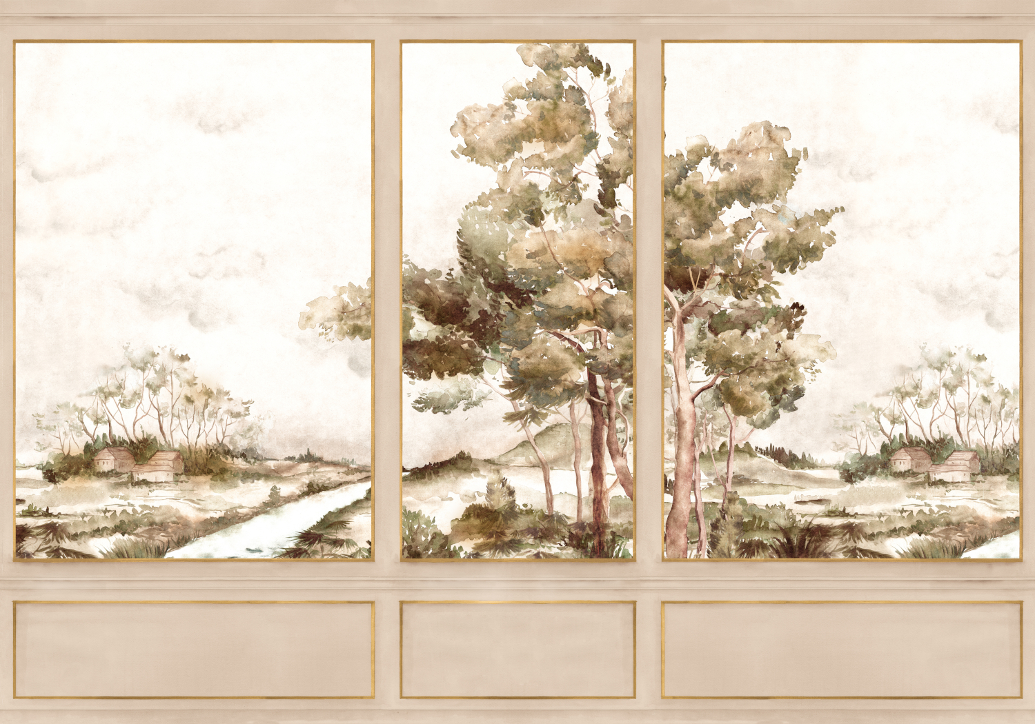 Wandbild Damaskus View - Coffee
