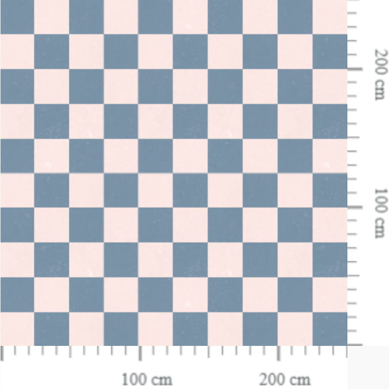 Wandbild Chess - Blue/ Pink