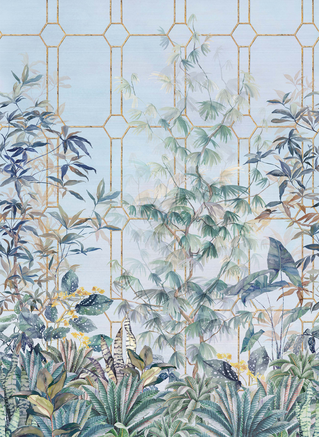 Wandbild Katsura - Sky Blue