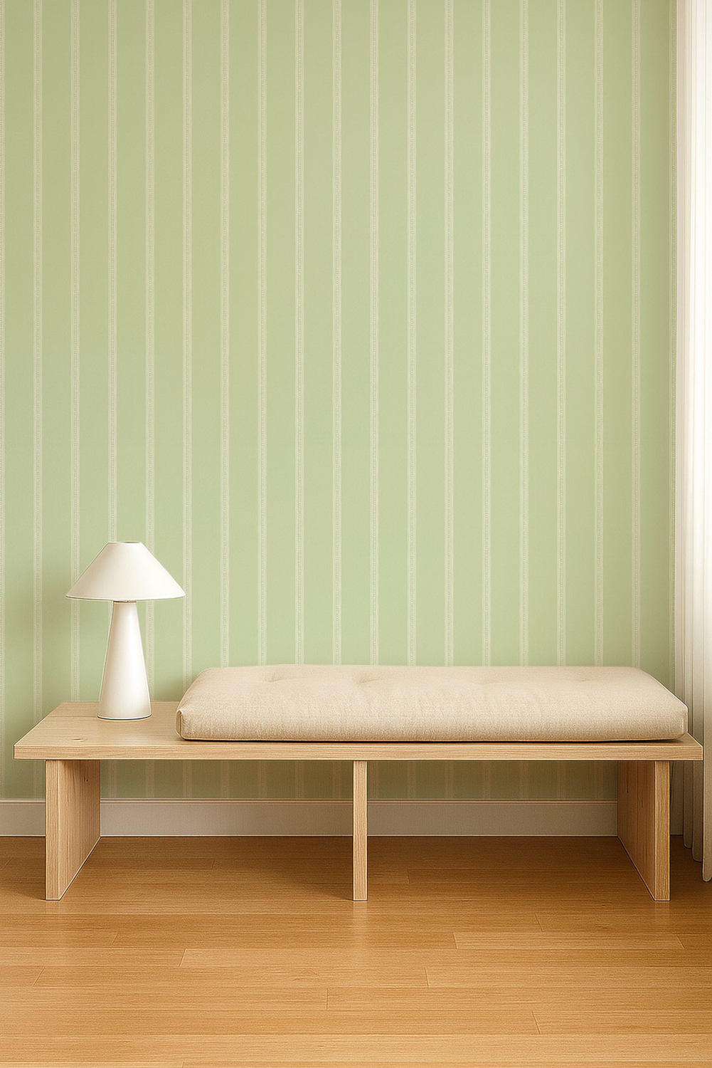 Tapete Harvest Stripe - Pea Green