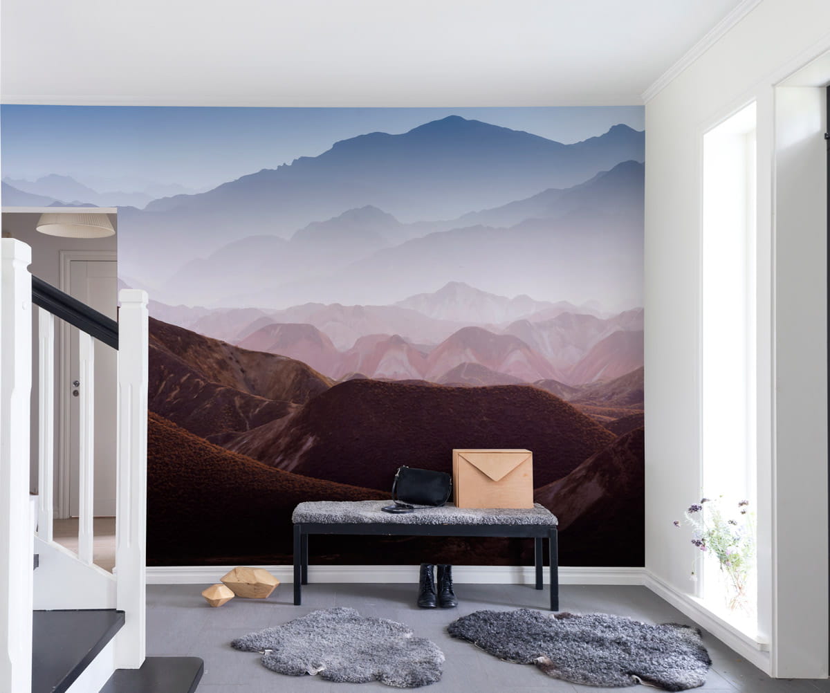 Wandbild Gradient Mountains