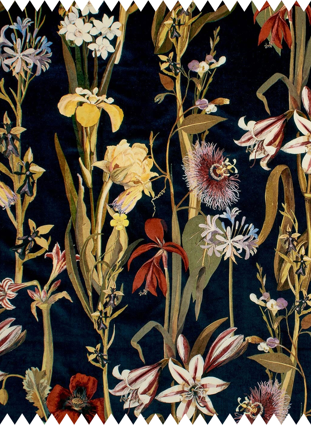 Stoff Flora Delanica