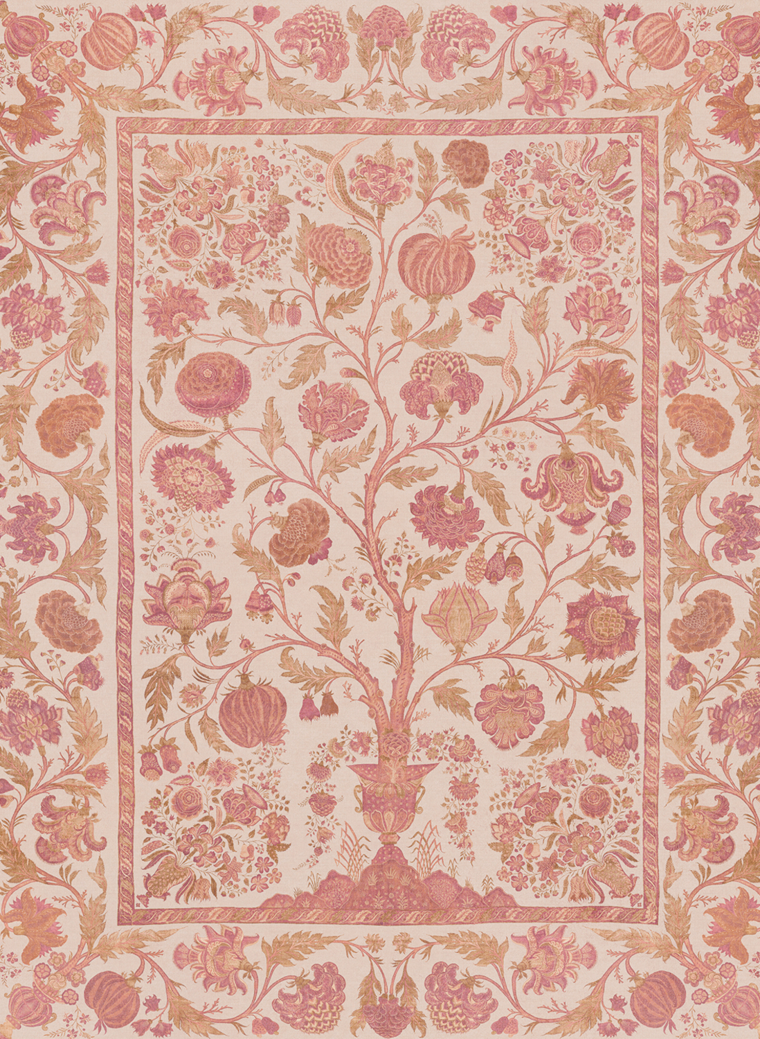 Wandbild Tree of Life - Old Pink