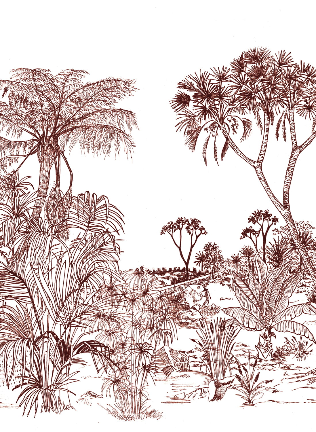 Wandbild Savane - Tonka