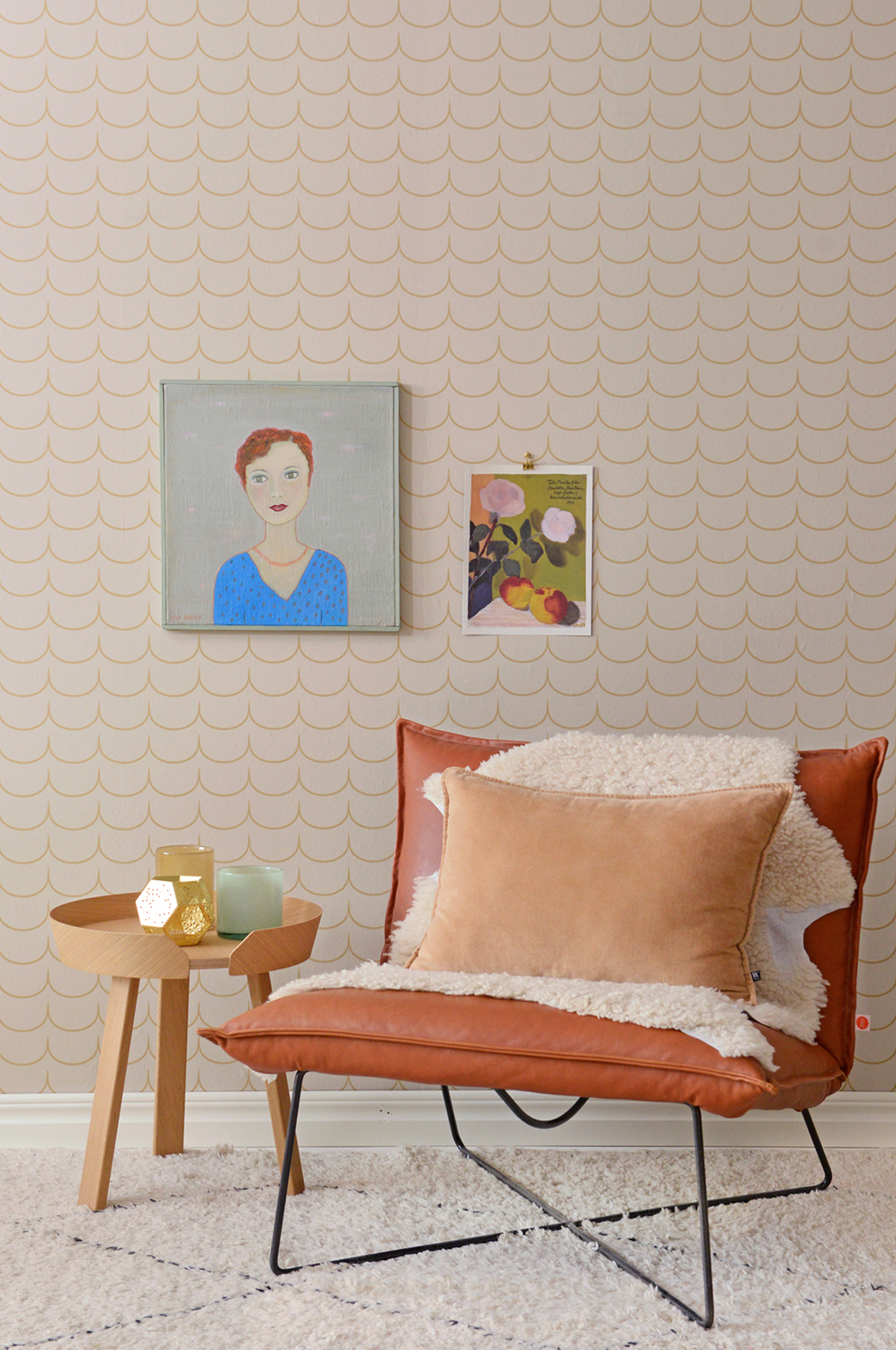 Tapete Drop Curtain - Greige Golden Brown