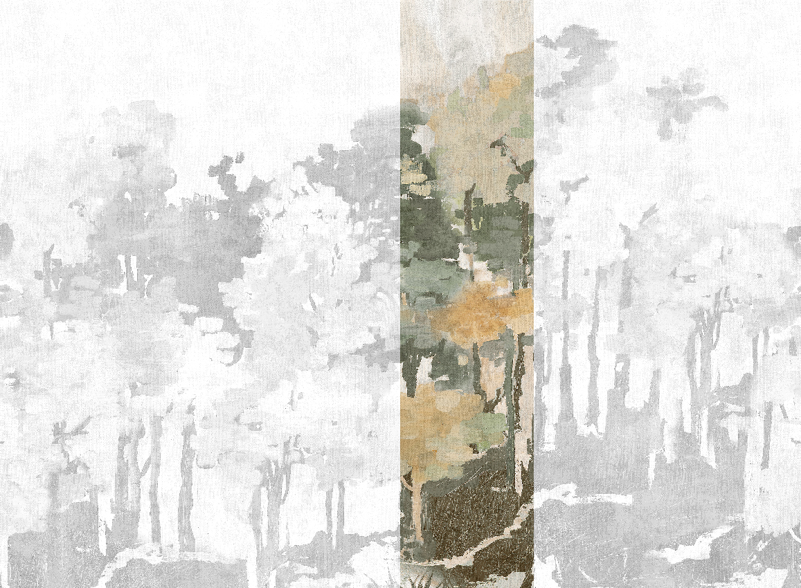 Wandbild Funes - Sepia Panel 4