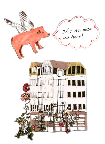 Magnet Flying Pig