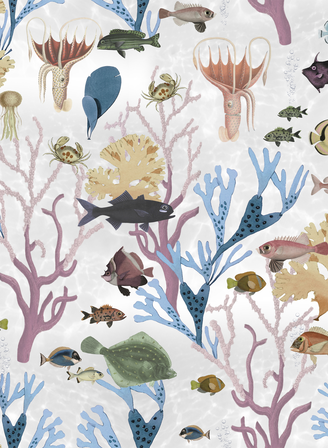 Tapete Aquarium - Pastel